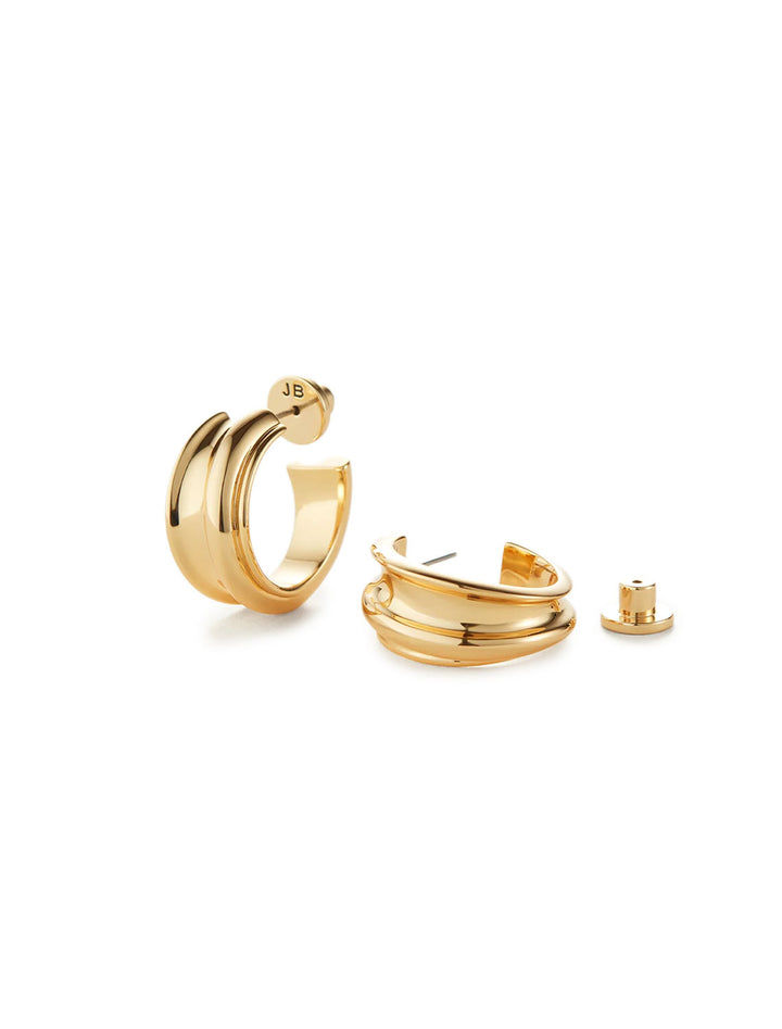 lennon hoops in gold