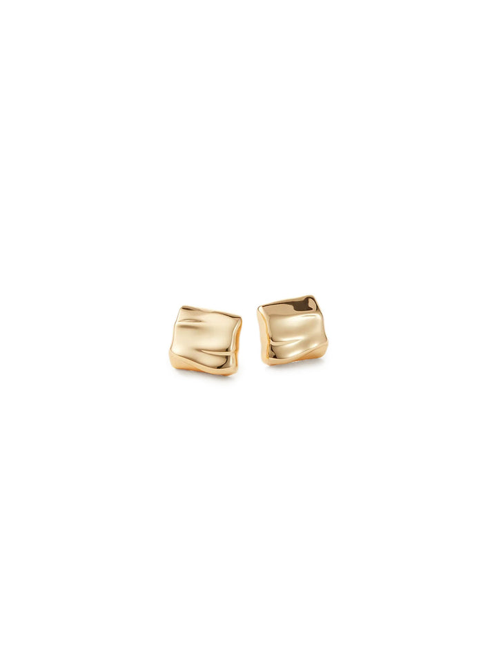mini sundra earrings in gold