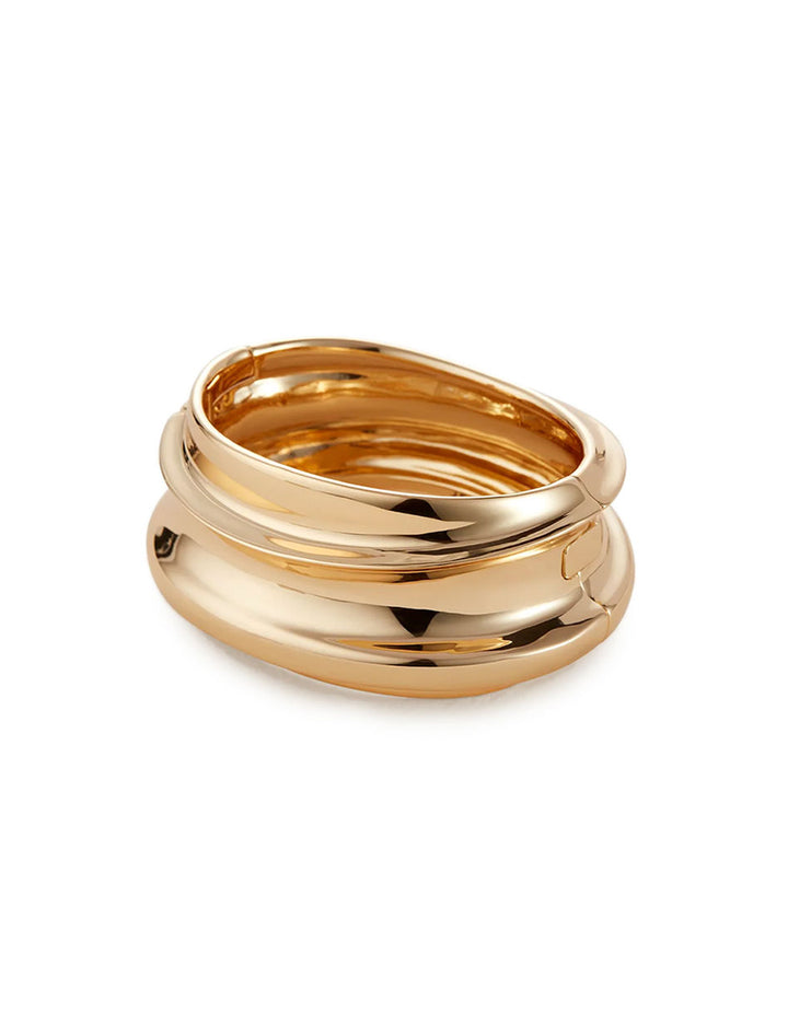 lennon mega bangle in gold