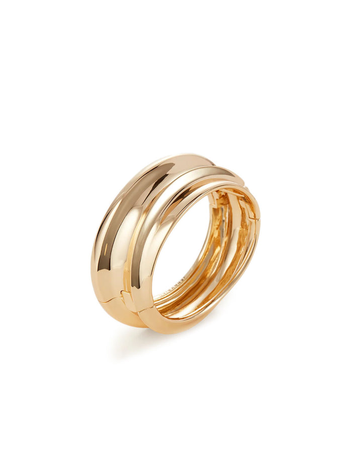 lennon mega bangle in gold
