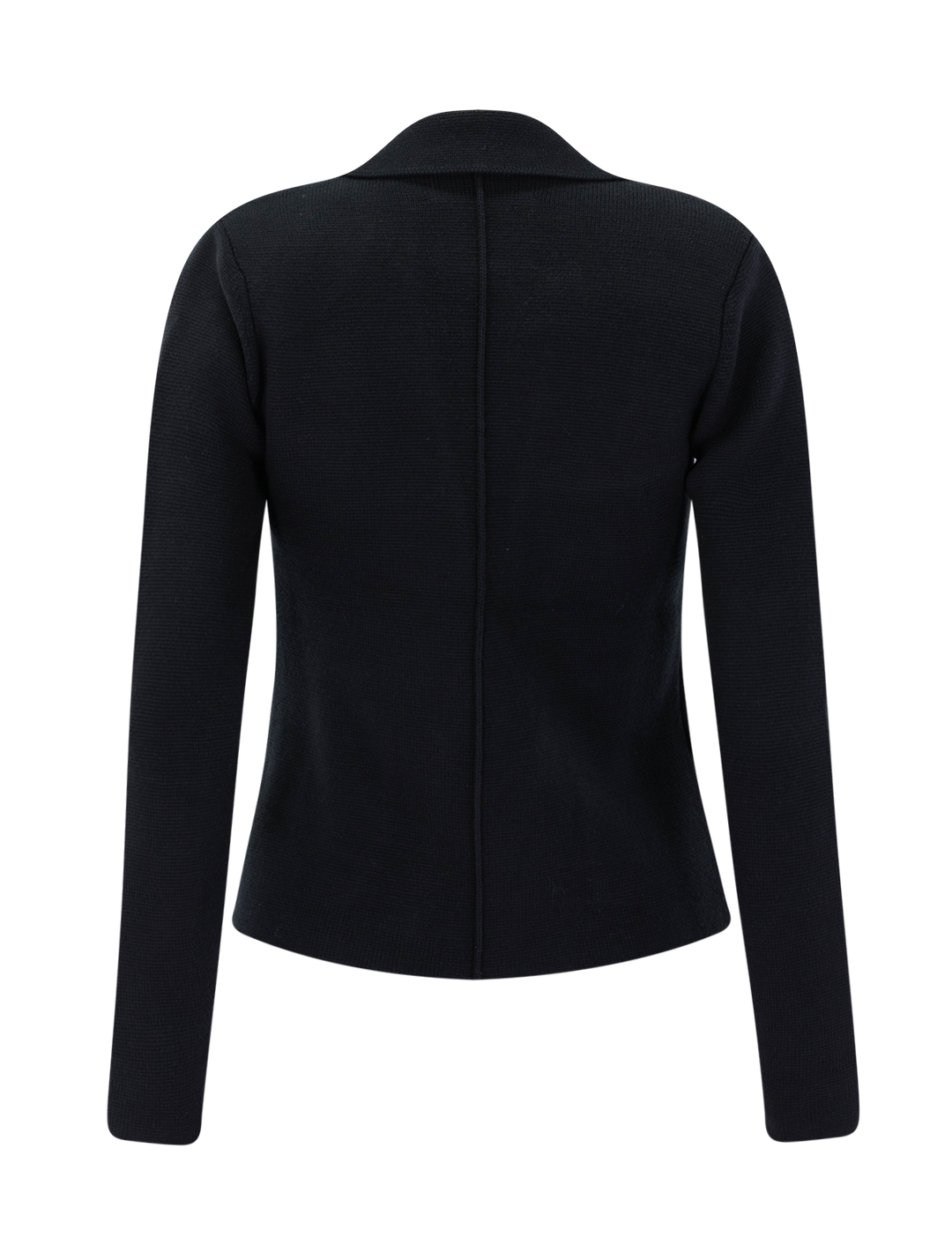 sofia knit blazer with tonal buttons