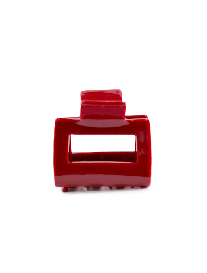 eco kylie hair clip in cherry red