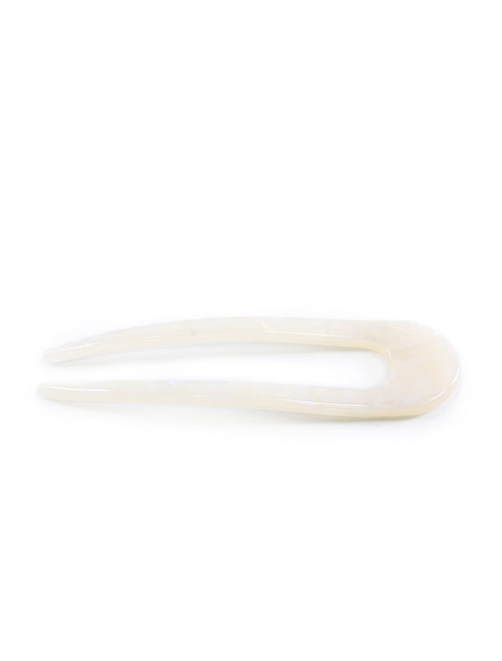 french hair pin in ivory pearl