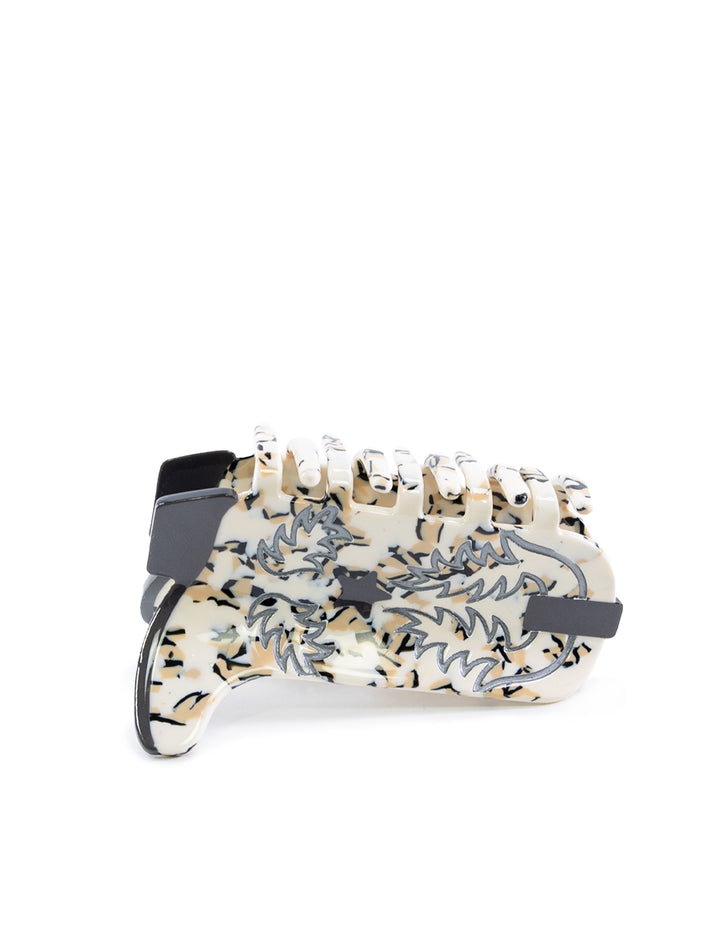 cowboy boots hair claw in cookie n cream