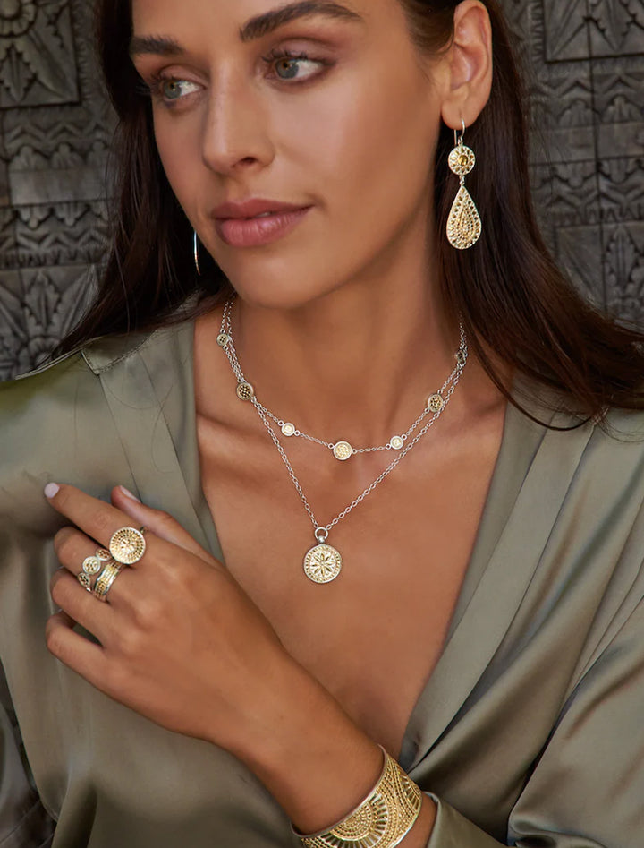 winchester necklace in two tone