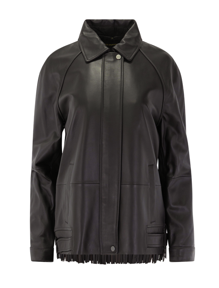 drake jacket in dark coco