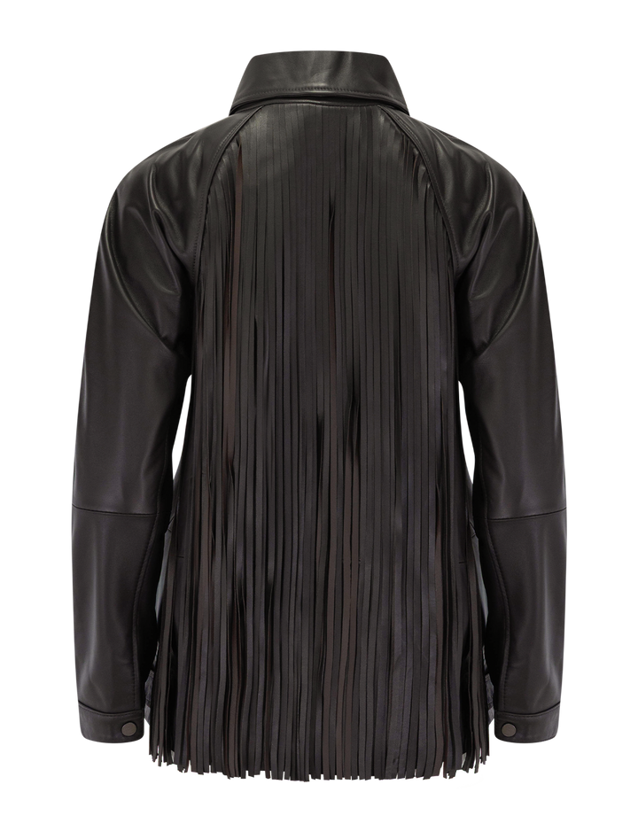 drake jacket in dark coco