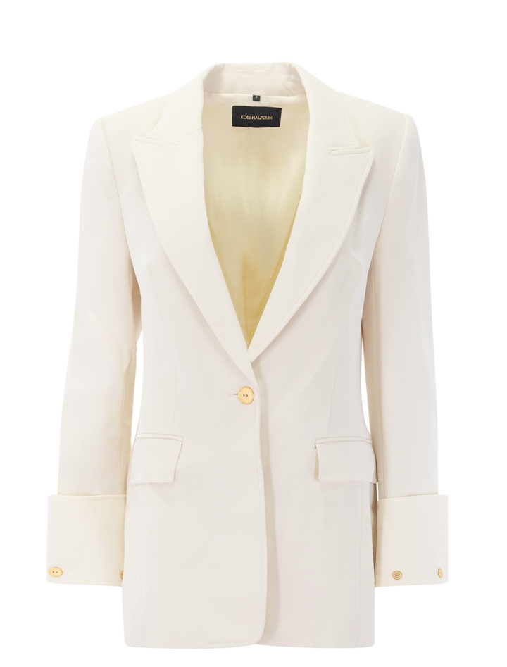 bella jacket in alabaster