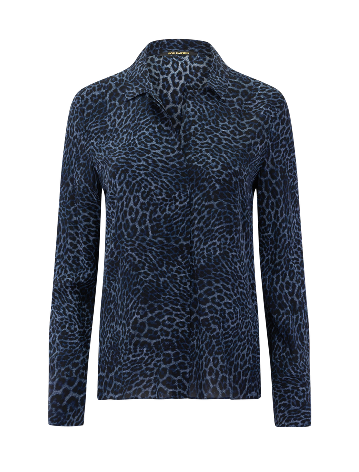 gavin blouse in midnight multi