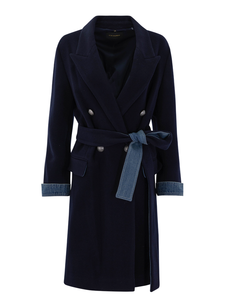 otto coat in navy