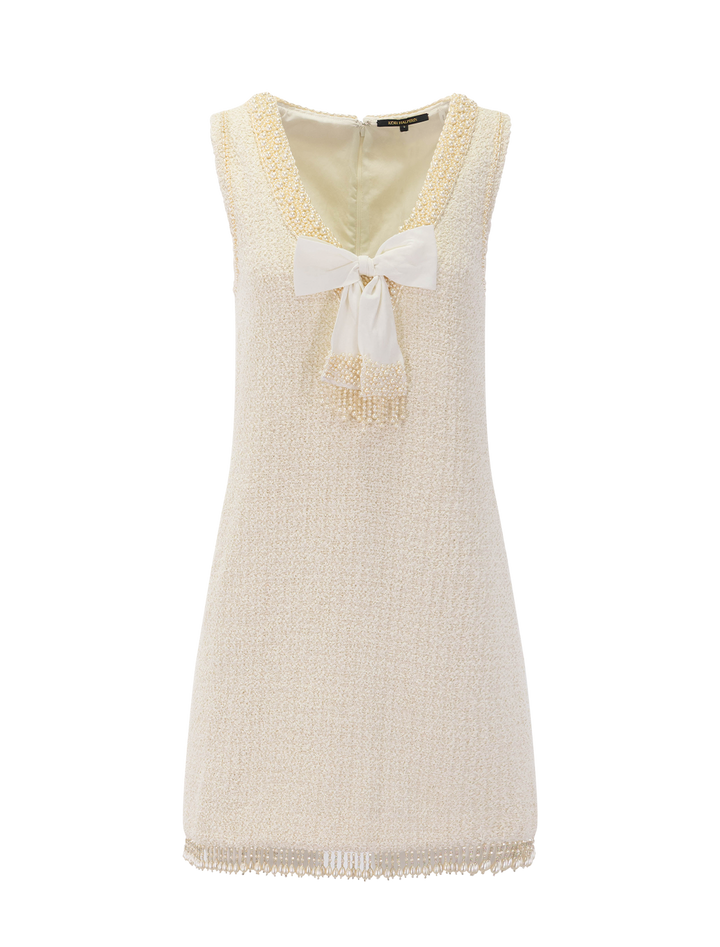 avital dress in ivory