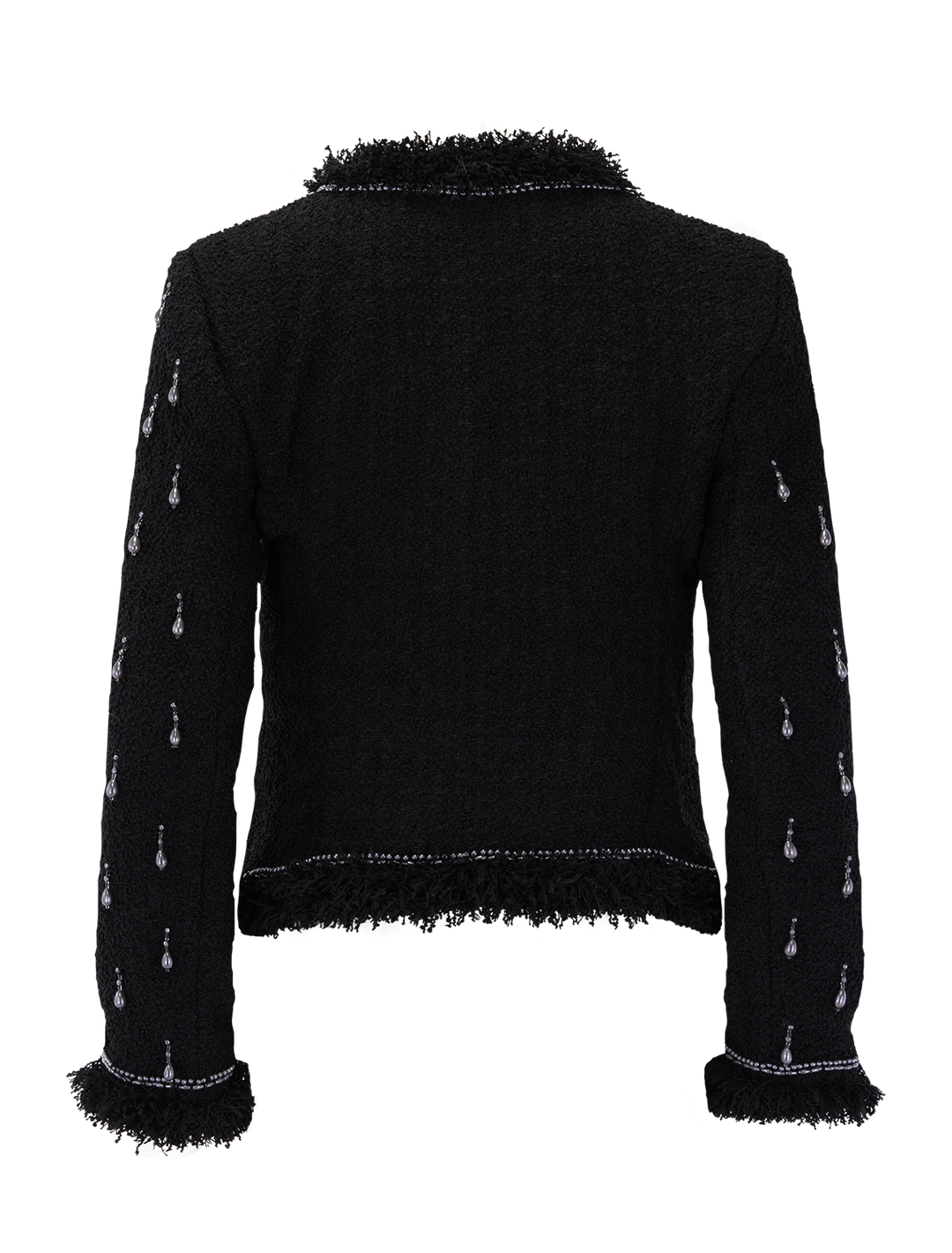 hana sweater jacket in black