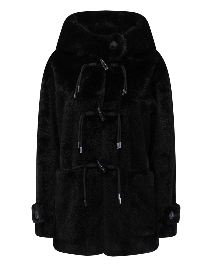 rosie coat in black