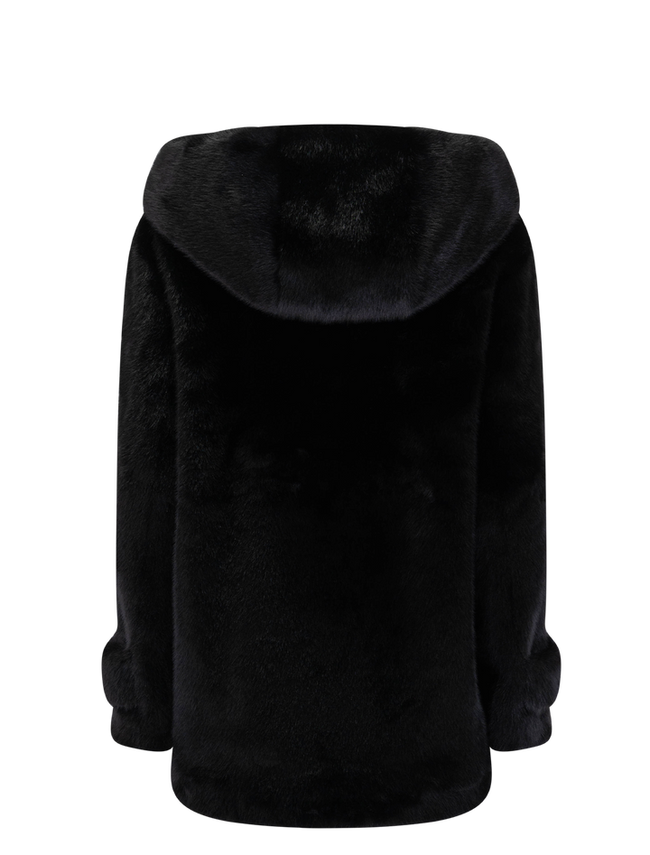 rosie coat in black