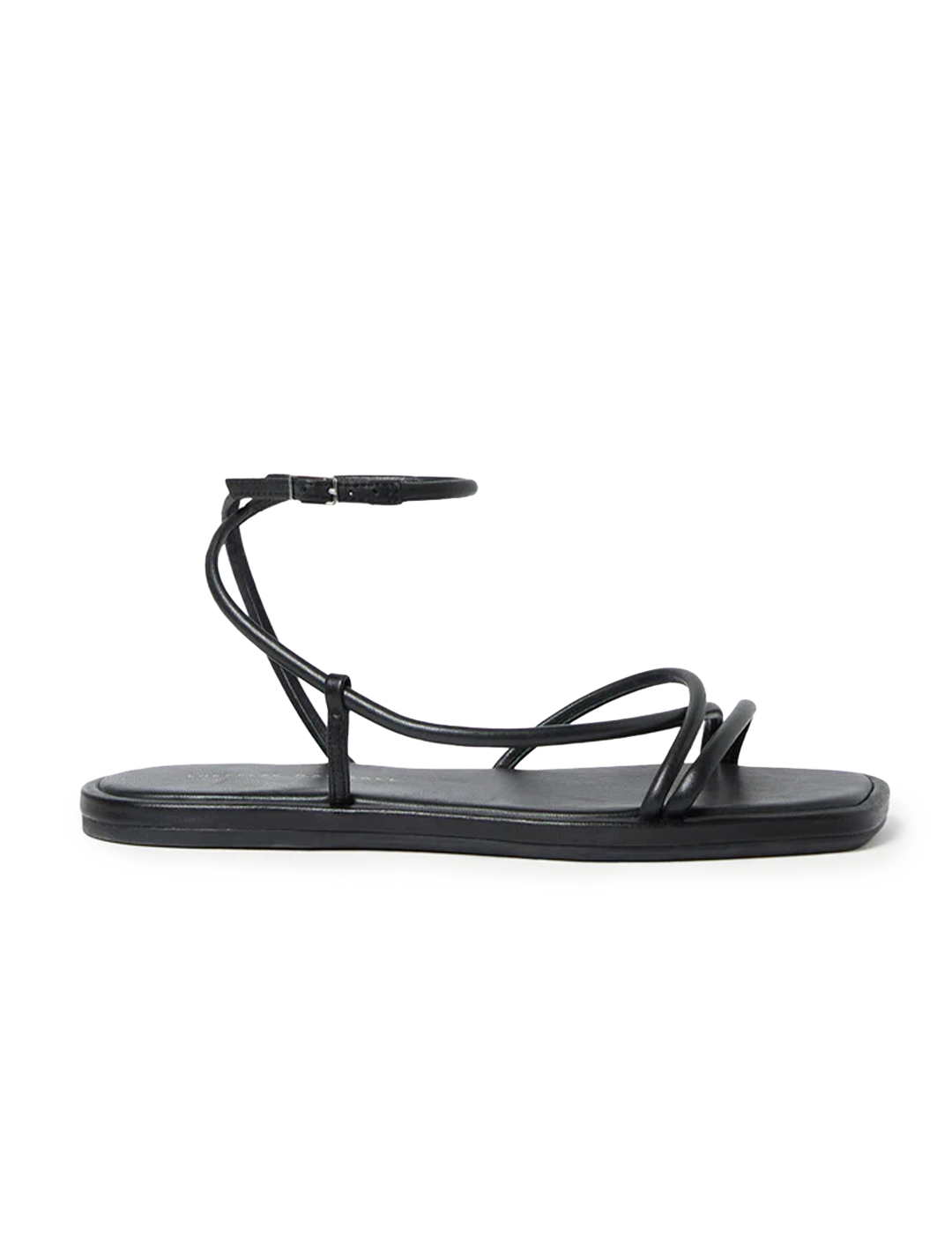 noor sandals in black