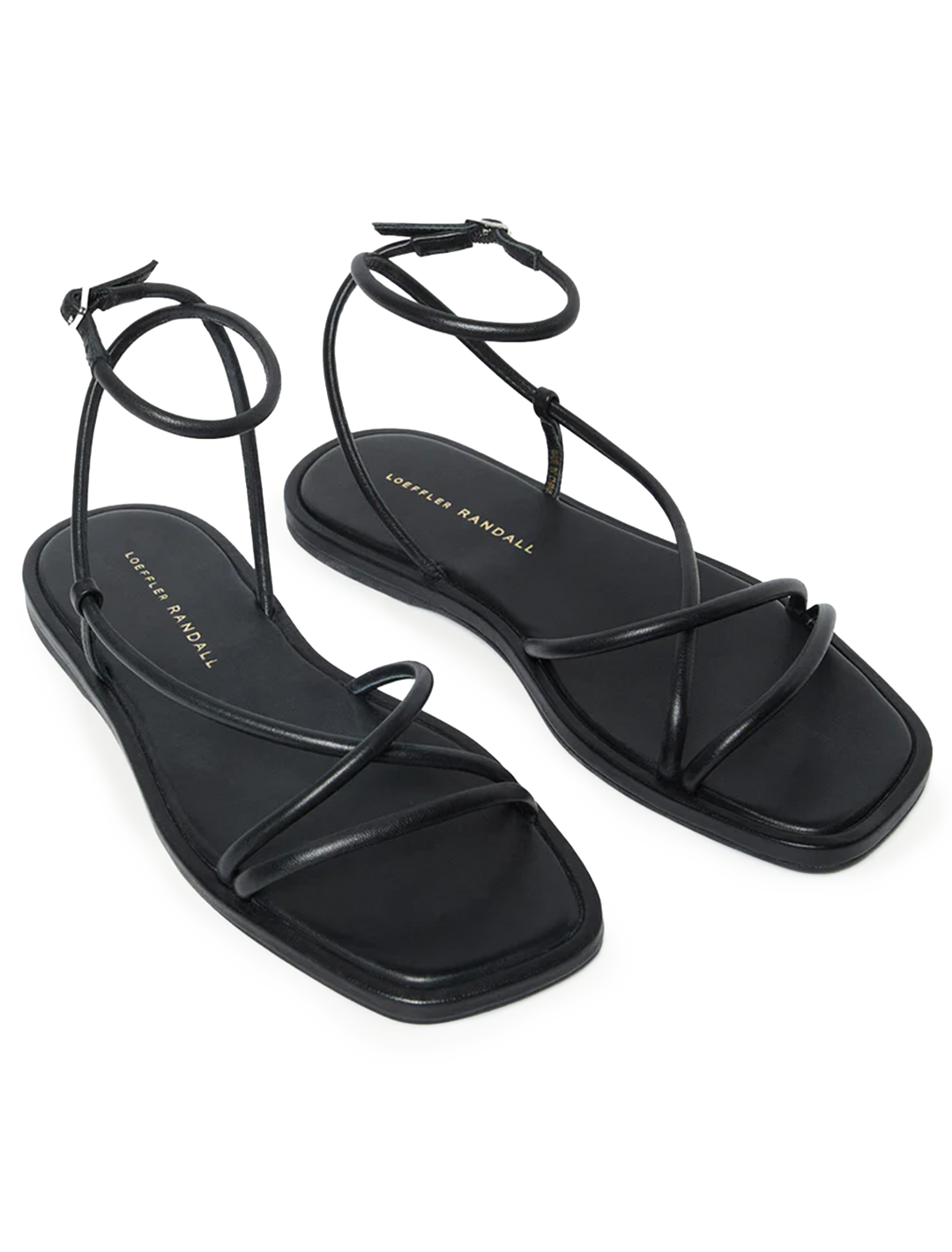 noor sandals in black