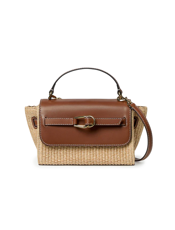 alexei in coco vachetta and natural straw