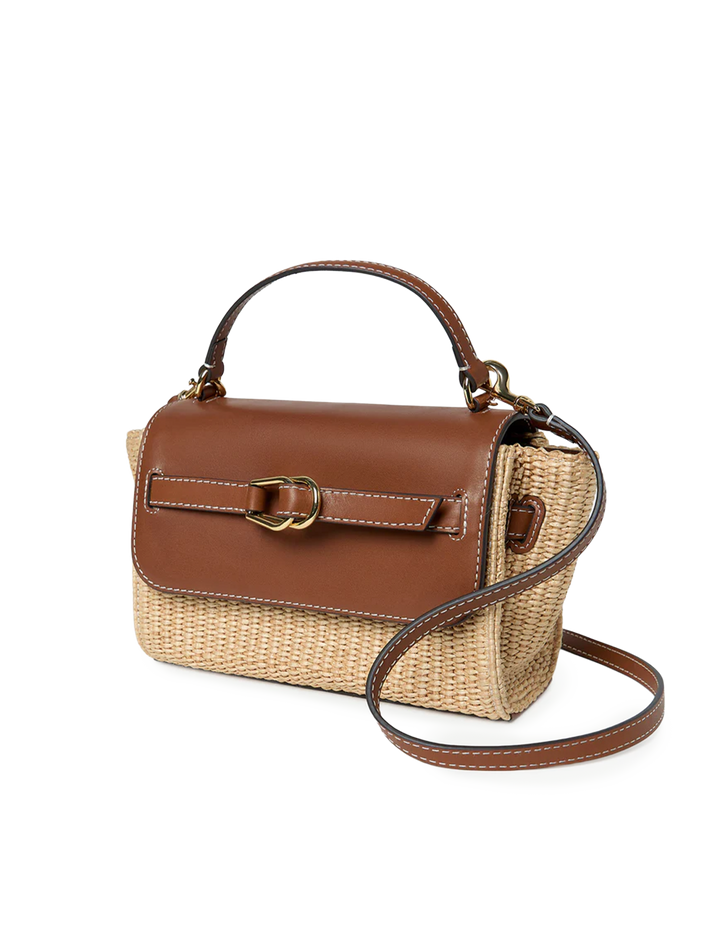 alexei in coco vachetta and natural straw