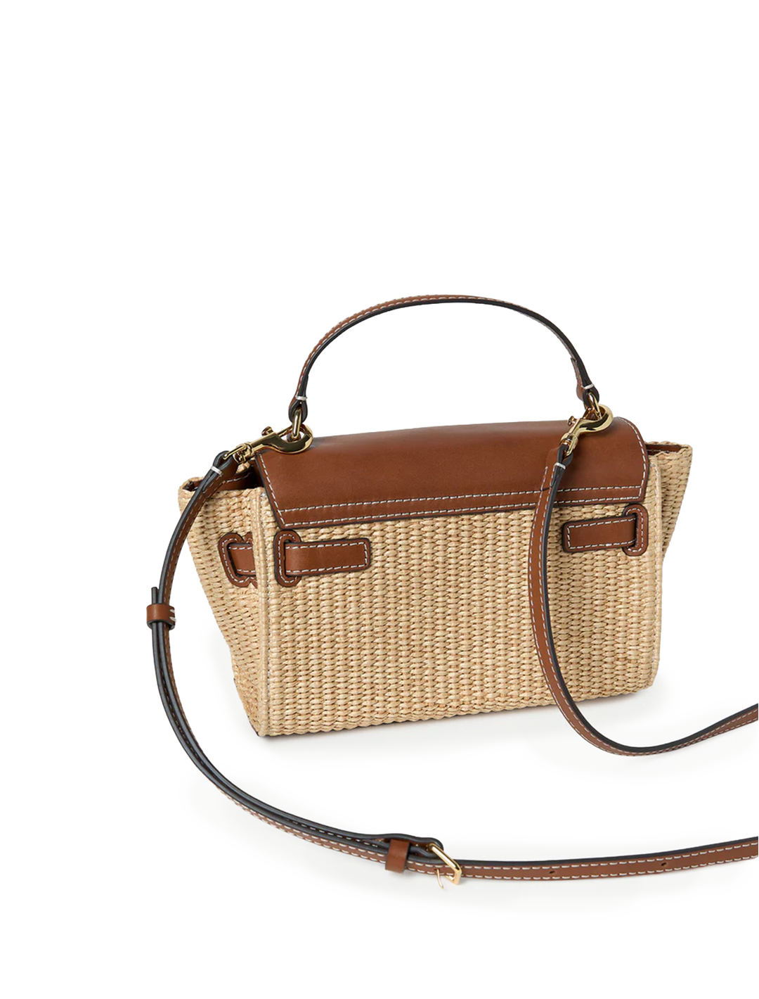 alexei in coco vachetta and natural straw