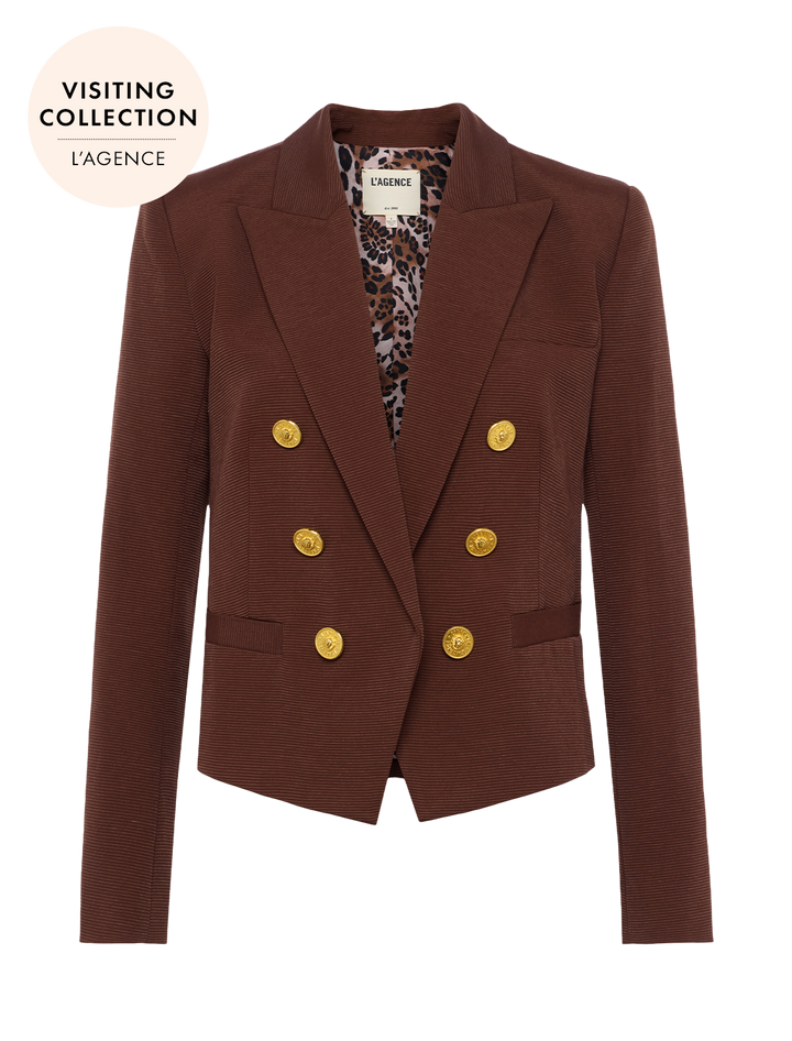 brooke blazer in hot fudge