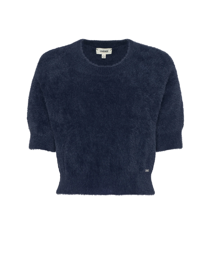 guinevere crop crew in midnight