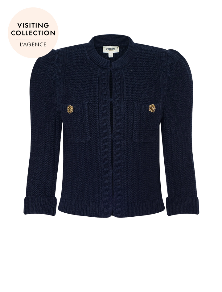 delli cardigan in midnight