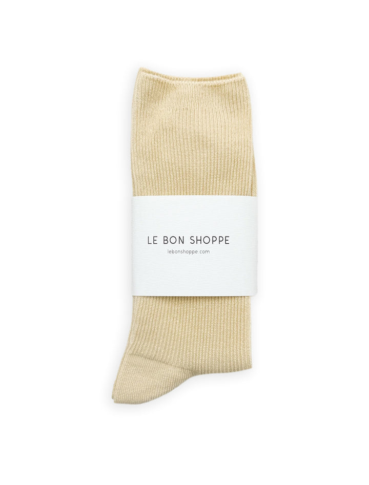trouser socks in granola