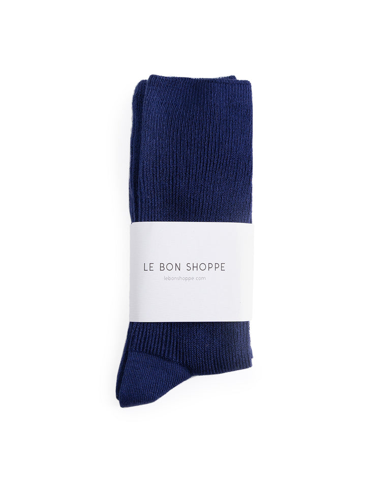 trouser socks in navy