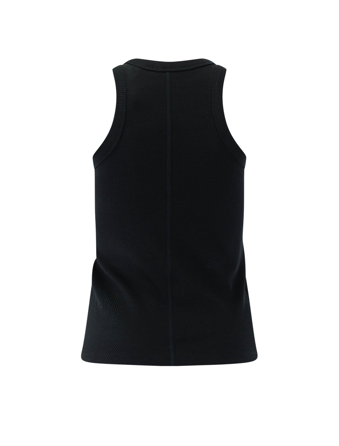 back of rib tank in black