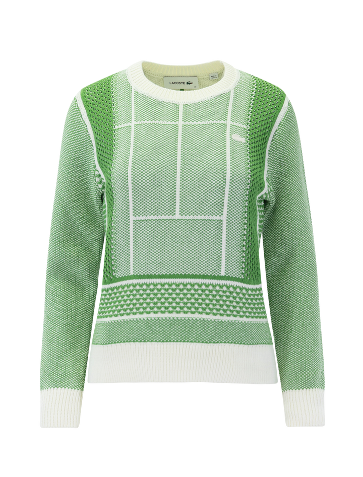 tennis court sweater