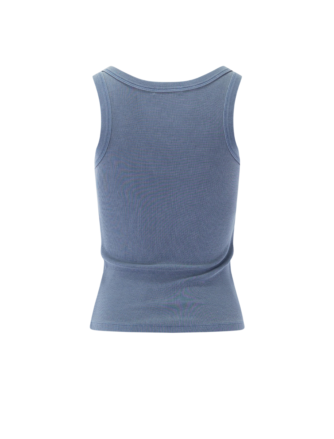 lexi rib sun in tank in vintage indigo