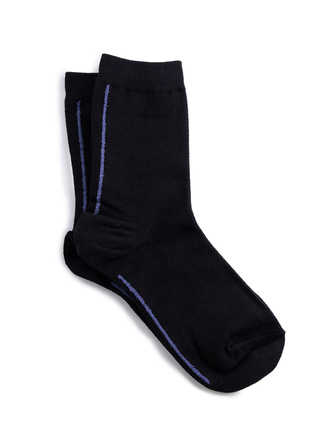 lucas line socks in black
