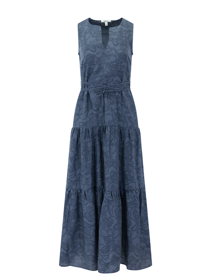 iris paisley maxi dress