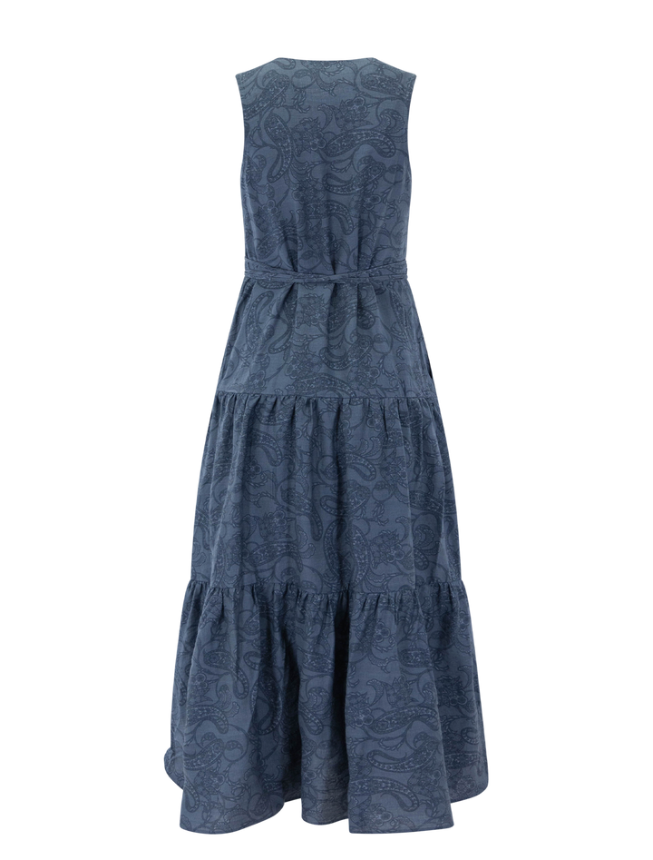 iris paisley maxi dress