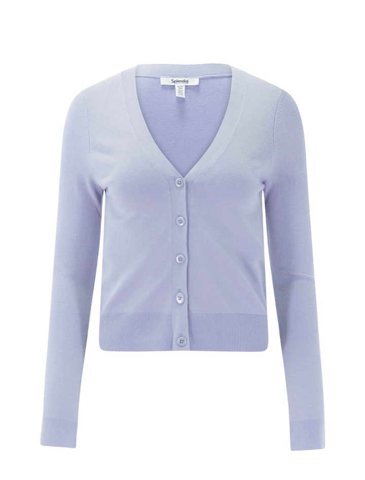 christa cardigan in lavender