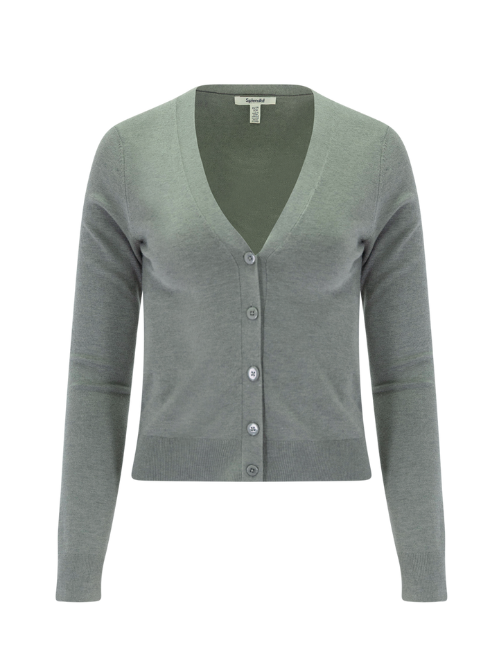 christa cardigan in eucalyptus