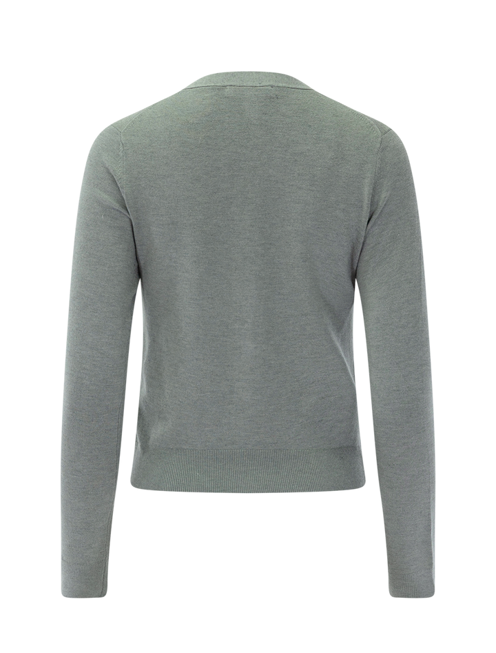 christa cardigan in eucalyptus