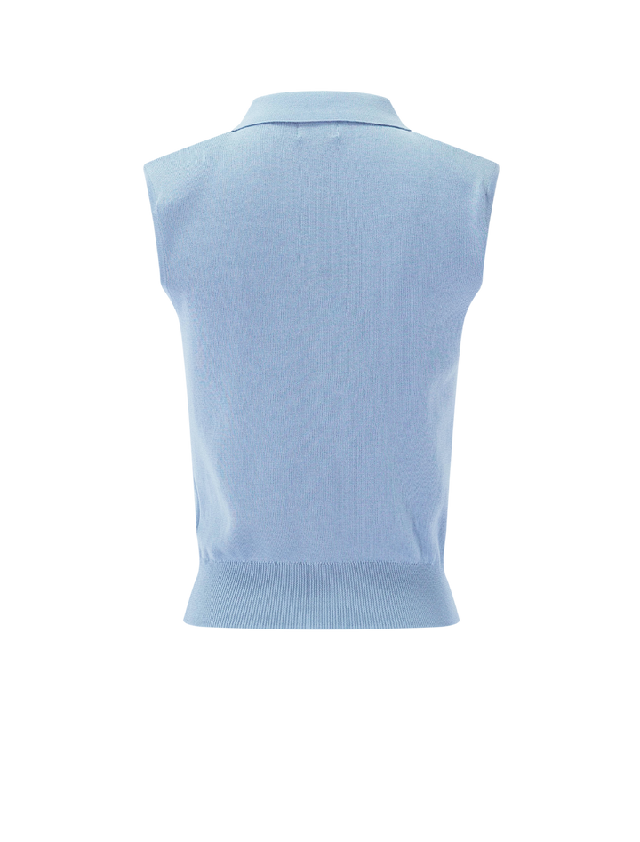 Back view of Line's Shiloh Sweater Tank in Clearwater.