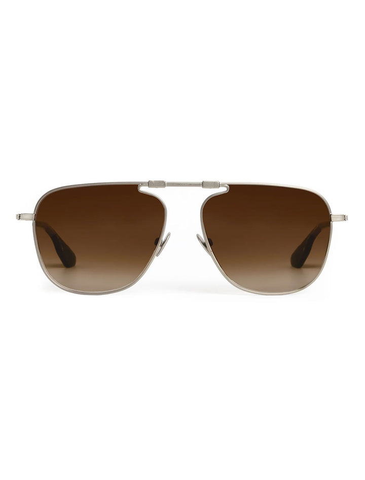 zander fold | matte raw stainless steel + nightfall