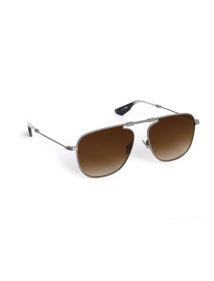 zander fold | matte raw stainless steel + nightfall