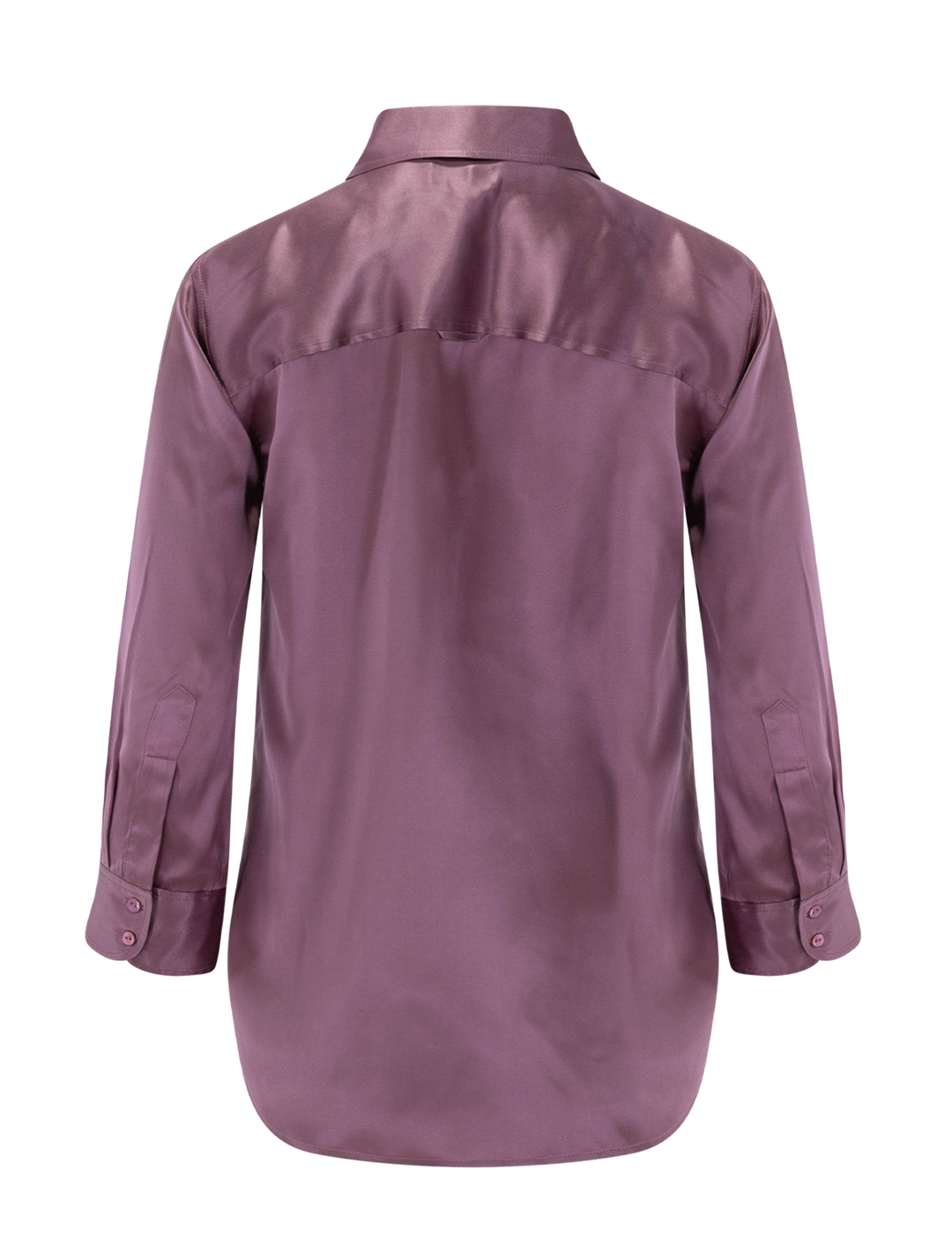 dani silk blouse in dusky orchid