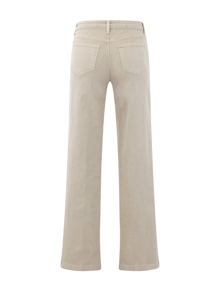 scottie wide-leg jean in biscuit