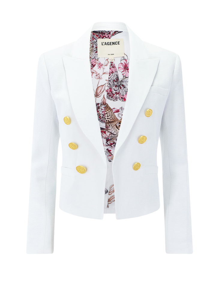 brooke blazer in white