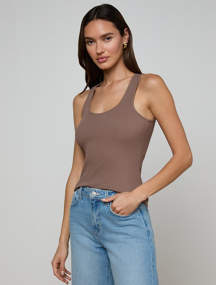 adira scoop tank in cardamom