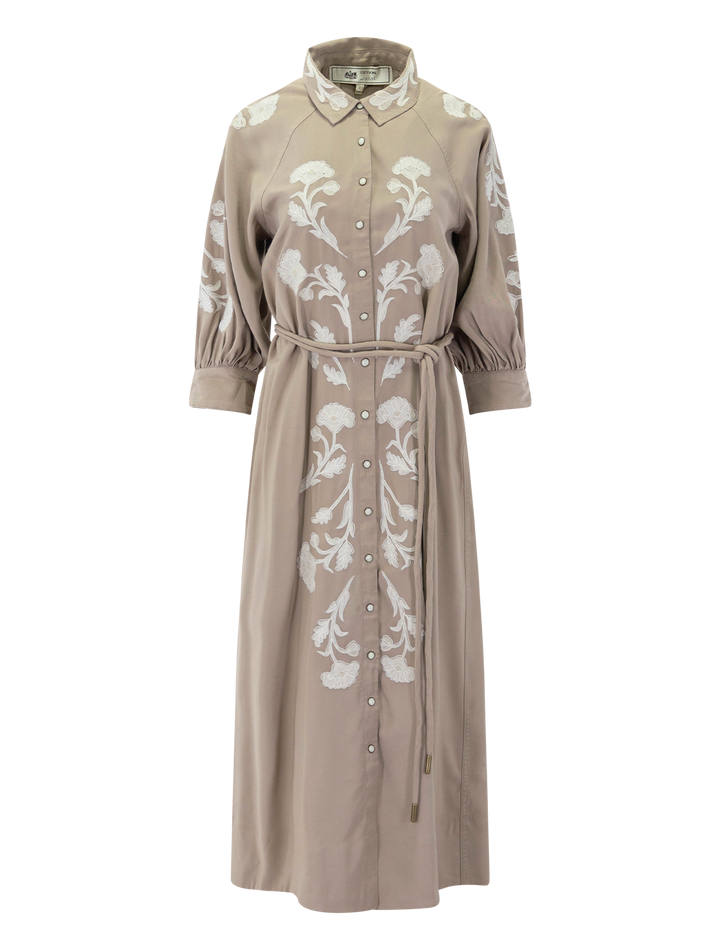 the western embroidered herd dress