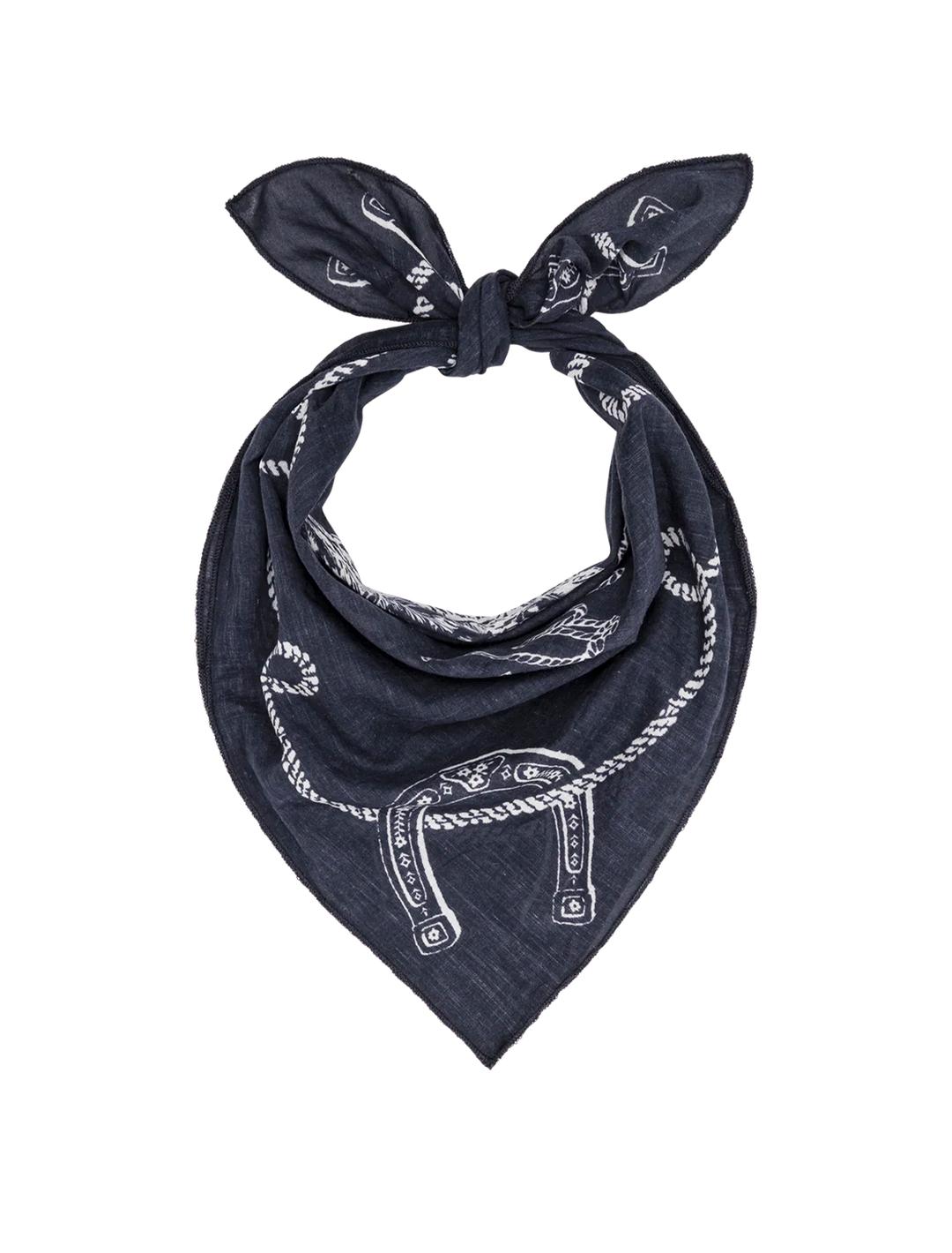 the stetson western bandana in navy