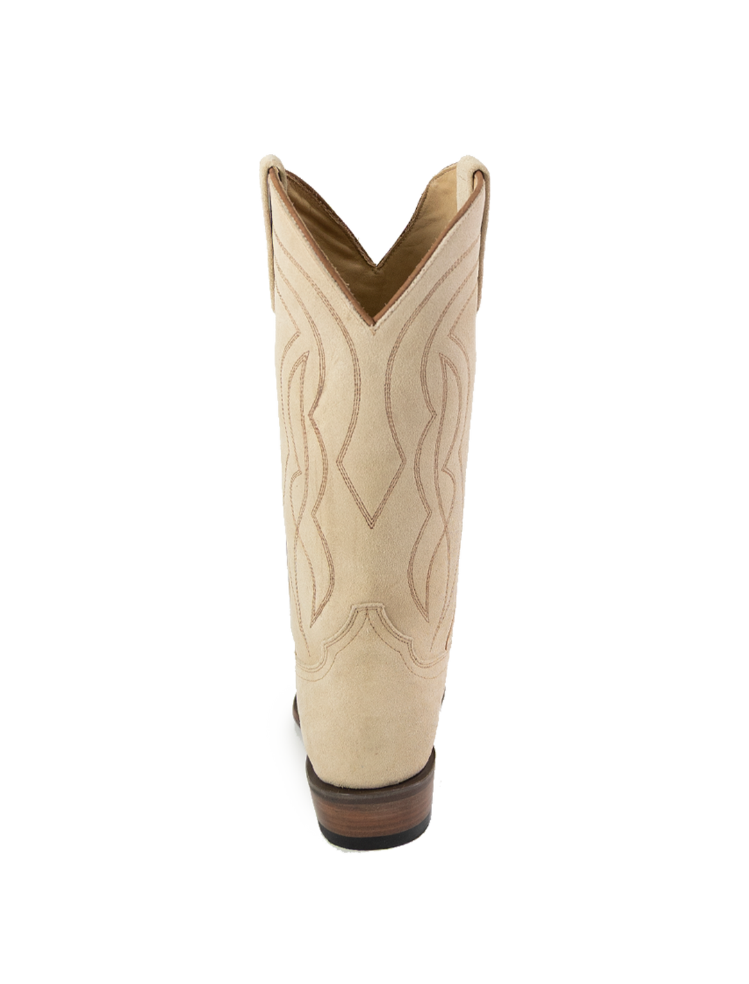the stetson cowboy boot in pearl suede