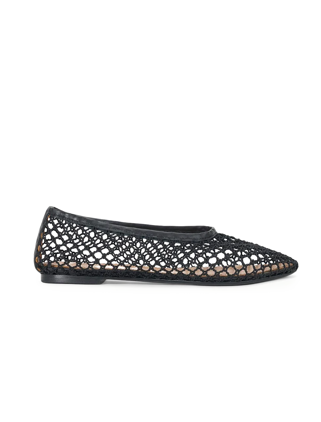 alba ballet in black netting