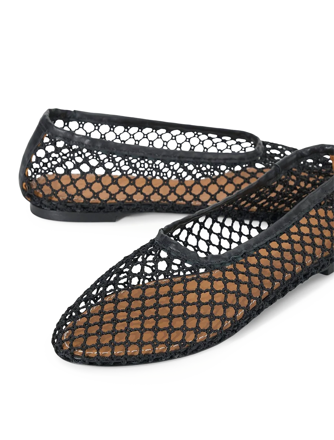 alba ballet in black netting