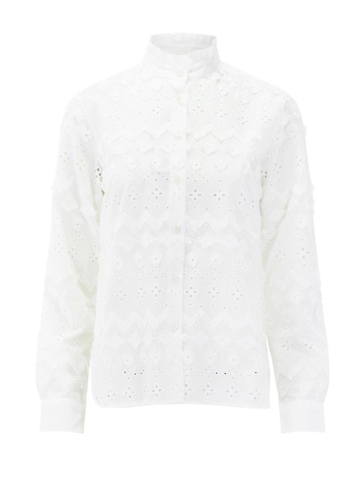 andy blouse in blanco